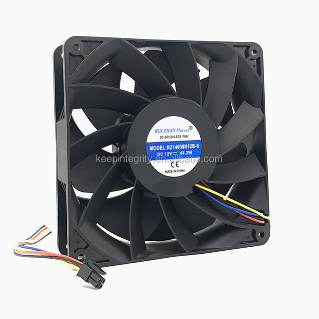 High Quality 14038 RZ14038H12B 12V 14cm 43.2W PWM Brushless DC Fan Cooling Fan RZ14038H12B-6