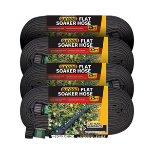 <span class=keywords><strong>Tubo</strong></span> Irrigazione Piatto Personalizzato da 30 Metri con Picchetti per <span class=keywords><strong>Giardino</strong></span>, <span class=keywords><strong>Tubo</strong></span> <span class=keywords><strong>Gocciolante</strong></span> Collegabile a Doppio Strato Anti-perdita con Fori - Product Image 3