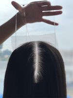 The <strong>Best</strong>-<strong>selling</strong> Product Natural Black 5x5 Lace Front 8x8 Mini Wig <strong>Topper</strong> Straight Bleach the Small and Invisible Knots