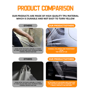 <span class=keywords><strong>Película</strong></span> <span class=keywords><strong>Protectora</strong></span> de Pintura Transparente Autoadhesiva y Autoregenerable de TPU PPF de Alto Brillo para Carrocería de Leapmotor B10, Anti-amarilleo - Product Image 4