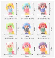 Boutique de vente en gros de figurines de collection tendance, populaires, en floc, boîte mystère, figurine personnalisée, sac surprise, poupée de dessin animé, fabricant