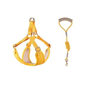 X-プロテクティブマカロンペット胸ハーネス調整可能通気性スポンジライニングソリッドパターンユニバーサルサイズS/Mパッド付き猫犬用 - Product Image 6