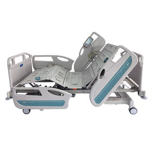 SL-BC221 letto di ospedale azionato a mano con Guardrail sicuro 4 ruote centro contral caster economia tipo ABS + acciaio materiale medicale letto - Product Image 5