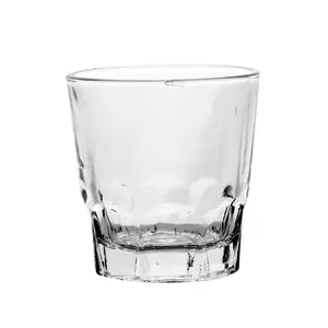 Spot Korean Grosor Parte inferior 2,5 oz 60ml Crystal Shot Whisky Licor Copa de vidrio Clear Soju Glasses Set