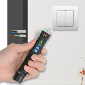 AC 12-1000V مصباح ليد مصباح يدوي إنذار عدم الاتصال كاشف جهد القلم MESTEK مختبرة من قبل إنترتك جهاز قياس الجهد الكهربائي نوع القلم - Product Image 3