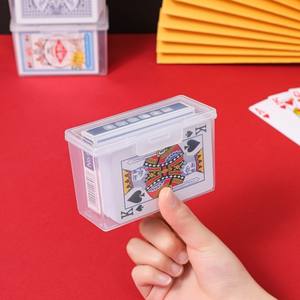 Boîte de rangement rectangulaire en plastique personnalisée avec couvercle pour cartes à jouer, cartes de visite, organisation, 29g, origine Zhejiang - Product Image 5