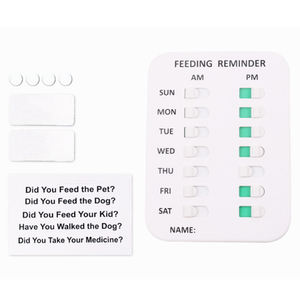 Recordatorio de alimentación de mascotas para perros, gatos, recordatorio de Alimentación de Mascotas, adhesivo magnético o de doble cara para evitar la sobrealimentación - Product Image 3
