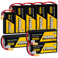 Batterie semi-solide VANT 6S/12S 22.2V 12000 16000 23000 26000 29000 32500 35000mAh FPV Li-ion Batterie pour FPV 15/18 pouces