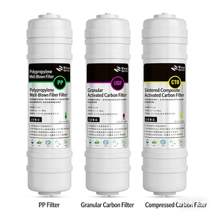 Meilleures ventes - Cartouche de filtre à eau à ultrafiltration à trois étapes de style coréen à connexion rapide PP/UDF/CTO 10 pouces - Garantie de 6 mois - Product Image 1