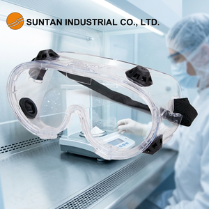 Lunettes de protection EN ISO 16321-1 ventilation indirecte lentille PC transparente cadre PVC flexible - Product Image 1
