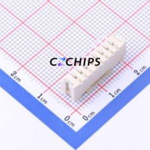 HC-HY-8ALT Wire-to-Board Pin Header SMD,P=2mm Connector ( Pin Structure: 1x8P )( Pitch: 2mm )( Mounting Type: Vertical Mount ) - Product Image 2