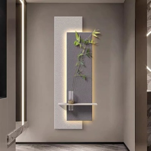 Lámpara de Pared LED de Arte para Sala de Estar y Restaurante, Decoración Moderna Nórdica 3D para el Hogar, Personalización de Fábrica, Piedra Arenisca UV - Product Image 2