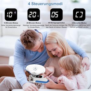 Nebulizadores Digitales Personalizados Gratuitos, <span class=keywords><strong>Nebulizador</strong></span> Eléctrico Portátil Recargable de Malla para Asma y Tos - Product Image 2
