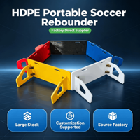 Panneau de rebond de football en UHMWPE, réglable, pliable, portable, résistant à l'usure, pour entraînement de passe, pour enfants et adultes