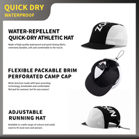 Gorras de Ciclismo Personalizadas, Flexibles, Plegables, con Visera, Gorra de Campamento, Gorra de Running con Logotipo Impreso, Gorra Elástica para Ciclismo