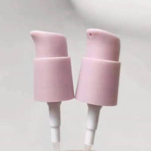 Nouveau mignon rose mat rose givré <span class=keywords><strong>18m</strong></span>,m 20mm 24mm] <span class=keywords><strong>pompe</strong></span> en plastique Lotion traitement crème <span class=keywords><strong>pompe</strong></span> pour bouteille de sérum en verre - Product Image 2