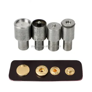 Herramientas de ajuste de molde de troquel de botón a presión de Metal al por mayor para broches de presión 831 633 655 utilizados en máquina eléctrica