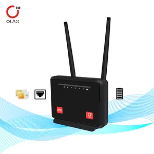 Olax Mc60 Lte Cpe Router 4G Sim Kaart Mini Wifi6 Routers Met Sim Slot 4G Wifi Sim Kaart 300Mbps Routers