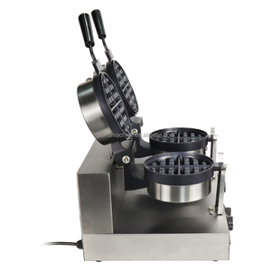 Haute qualité meilleur <span class=keywords><strong>prix</strong></span> machine à gaufres électrique machines de restauration rapide machine à gaufres <span class=keywords><strong>belge</strong></span> antiadhésive à 2 plaques - Product Image 4