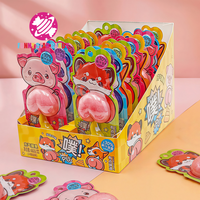 Bonbons guimauves en forme de crottes d'animaux 3D, saveur de fruits personnalisée, bonbons guimauves sucrés enrobés de sucre