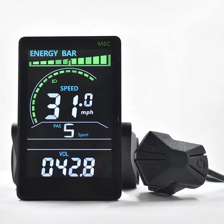 ใหม่ที่ได้รับความนิยมกันน้ําความแม่นยําสูง Ebike Speedometer คอมพิวเตอร์ Sunding จอแสดงผลสําหรับรถจักรยานไฟฟ้า