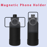 Botella Deportiva de Vacío de 1000ml, Acero Inoxidable SS304, Tapa con Soporte Magnético para Teléfono, Base de Silicona, Personalizable al por Mayor, Acabado Mate, Aislada, para Negocios y Actividades al Aire Libre