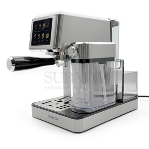 Máquina de café espresso, caja de leche de 20 bares, café, capuchino, café con leche, vaporizador de taza simple o doble, pantalla táctil grande de vapor - Product Image 3