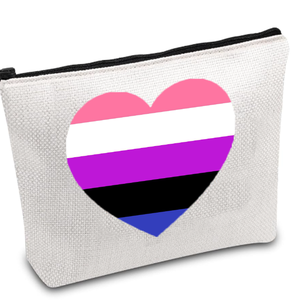 Hombre Gay (Diseño del Arco Iris) Pride Rainbow Zipper Monedero LGBTQ Pride Flag Flat Zipper Pouch Maquillaje <span class=keywords><strong>Bolsa</strong></span> - Product Image 6