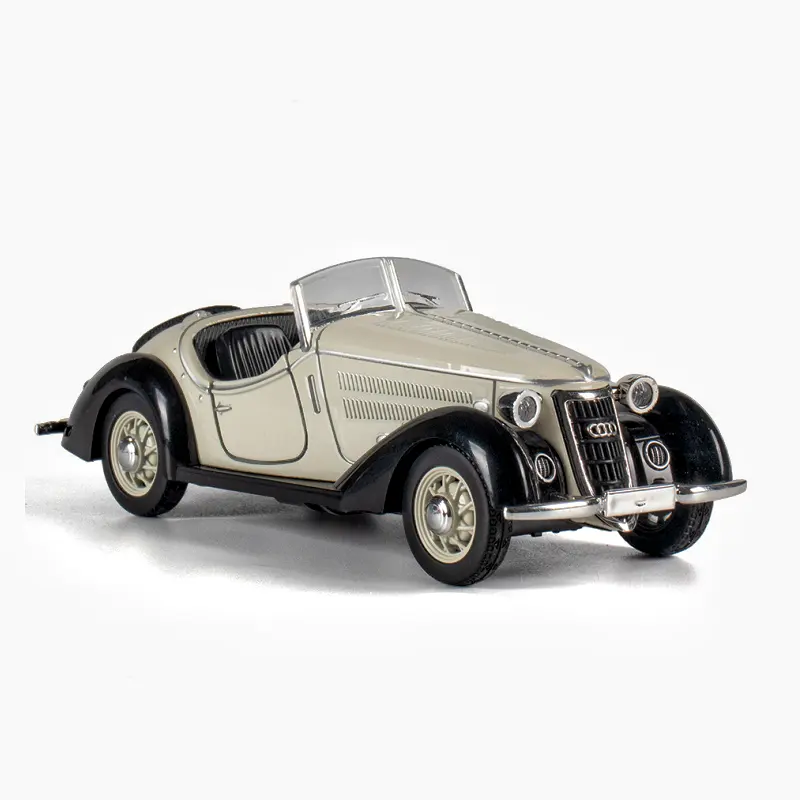 Die cast 1:32 Audi Manderer W25K Roadster Liga Carro molde 1936-1938 Metal conversível carro esportivo ornamento diecast brinquedos molde velho