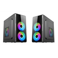 OEM M-ATX Mid Tower Computer Case PC Cabinet Custom Desktop Computer Cases Towers Gaming Casing PC Chassis