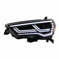 Phare projecteur double LED intégré pour Toyota 4Runner, résistant aux hautes températures, ABS, vente directe d'usine NAFU