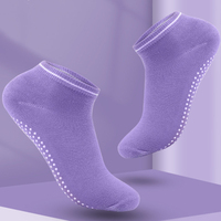 Chaussettes de Pilates et de Yoga Personnalisées à Vente Chaude, Antidérapantes, en Tricot Spandex/Coton Respirant, Antibactériennes, Jetables, Rapides