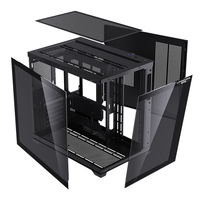 Casing PC Desain Baru Lovingcool Full Tower ATX MATX ITX Chassis Gaming Komputer dengan Power Supply untuk Meja Kerja
