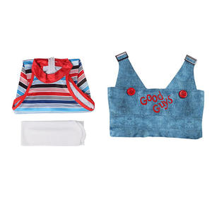 Costume <span class=keywords><strong>de</strong></span> personnage <span class=keywords><strong>de</strong></span> film pour femmes, combinaison <span class=keywords><strong>de</strong></span> poupée <span class=keywords><strong>Chucky</strong></span>, ensemble <span class=keywords><strong>de</strong></span> costumes d'Halloween pour femmes, poupée tueuse effrayante <span class=keywords><strong>de</strong></span> cauchemar - Product Image 6