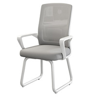 Chaise de bureau ergonomique confortable en maille pour de longues heures de travail assis ; Chaise de bureau, chaise d'étude pour dortoir, chaise de réunion réglable