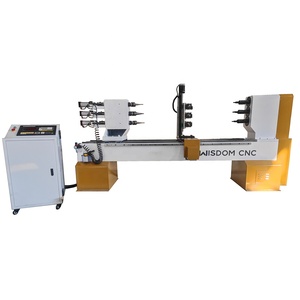 Trí Tuệ CNC WS-L1512 4 trục <span class=keywords><strong>3D</strong></span> mô hình CNC máy tiện gỗ quay máy tự động 3 trục CNC gỗ quay động cơ động cơ hồ bơi - Product Image 2