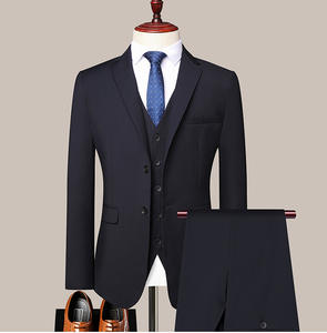 <span class=keywords><strong>Costume</strong></span> de loisirs d'affaires pour hommes, <span class=keywords><strong>costume</strong></span> à une rangée à deux boutons, <span class=keywords><strong>robe</strong></span> formelle pour personnes d'âge <span class=keywords><strong>moyen</strong></span>, <span class=keywords><strong>robe</strong></span> de mariage pour hommes, nouvelle collection - Product Image 4