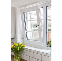 Ventanas de Aluminio con Doble Acristalamiento Aislante y A Prueba de Sonido CBMMART NFRC, Diseño de Ventana Abatible de Aluminio con Eficiencia Energética y Resistencia a Impactos