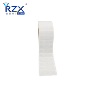 <span class=keywords><strong>RFID</strong></span> тег UHF FM13UF0051E чип 45*19 мм бумага с покрытием <span class=keywords><strong>RFID</strong></span> наклейка со штрих-кодом и логотипом смарт-этикетка - Product Image 4