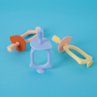 Bébé enfant en bas âge dentition poils doux Bebe 360 formation brosses à dents Silicone jouets de dentition sucette gomme masseurs pour nouveau-né