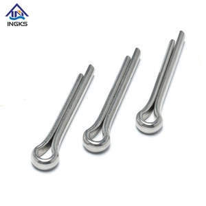 DIN94 18-8 Stainless Steel Slotted Spring Pin 5/16'' 3/8'' Loaded Shutter Cotter Pins For Tractor