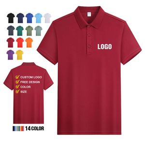 Polo d'entreprise personnalisé de haute qualité en polyester, polo de golf, broderie personnalisée, t-shirt polo avec logo - Product Image 1