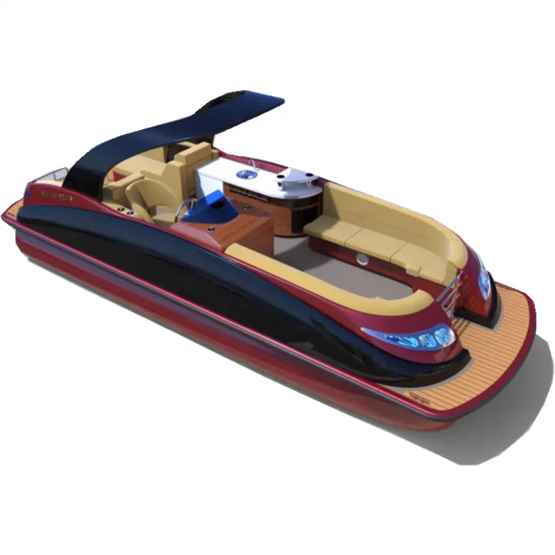 Juran — bateau en fibre de verre, Yacht de luxe pour Photo de mariage, dessin animé