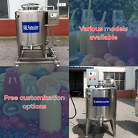 Pasteurisateur 200L 300L 500L pour lait/jus, machine de pasteurisation