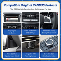 Écran d'affichage multimédia sans fil CarPlay Android Auto Linux 12,3 pouces pour Mercedes-Benz ML W166 GL X166 2012-2015 NTG4.5