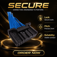 Connecteur 2.0mm Floating Z-Move pour assemblage de câbles, boîtier de prise I-Lock, 8-40 positions, 22AWG 600V, pour armoires PLC