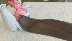 Extensiones de Cabello Humano Remy Vietnamita Virgen de Ganchillo con Doble Trama a Máquina, Trenzas al por Mayor, Paquete de Belleza de Color <span class=keywords><strong>Claro</strong></span> - Product Image 6