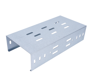 Bandeja de Cables Perforada Galvanizada en Caliente 100x100 y 200x100, Fábrica de Canaletas Metálicas para Cables, Puente de Cables de Acero Inoxidable - Product Image 6