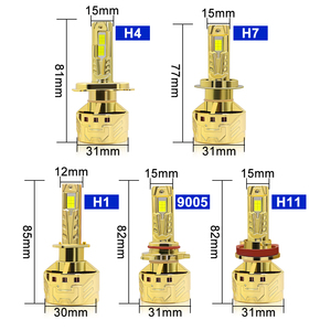 Jhs H1 H4 H7 <span class=keywords><strong>H11</strong></span> 9006 <span class=keywords><strong>LED</strong></span> Đèn Pha 60 Wát 12000lm Hi lo chùm IP68 không thấm nước L32 <span class=keywords><strong>LED</strong></span> sương mù lái xe Đèn <span class=keywords><strong>LED</strong></span> Đèn pha Bóng đèn - Product Image 4
