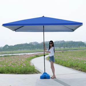 Large outdoor sun <b>umbrella</b>, patio <b>umbrella</b>, large rain <b>umbrella</b>, square <b>umbrella</b>, stall <b>umbrella</b>, <b>foldable</b> - Product Image 2